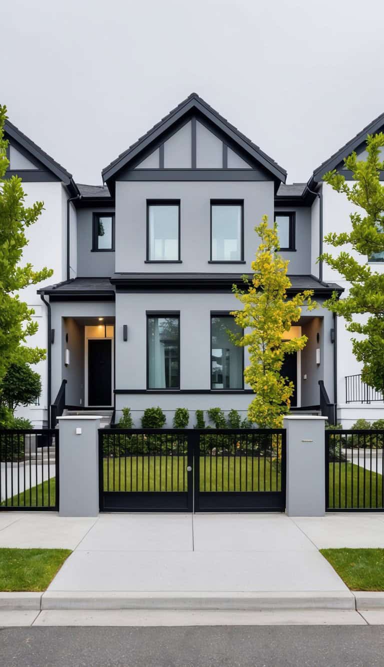 41 Gray Home Exterior With Black Trim Ideas: Stunning Modern Elegance for Your Home