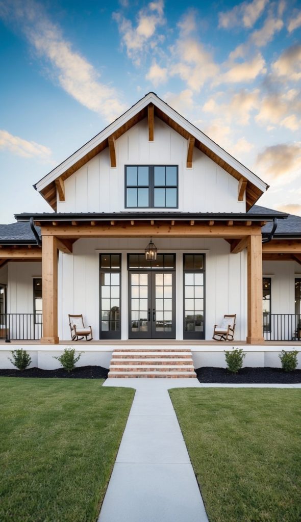 24 Modern Farmhouse Exterior Design Ideas: Cozy Charm Meets ...