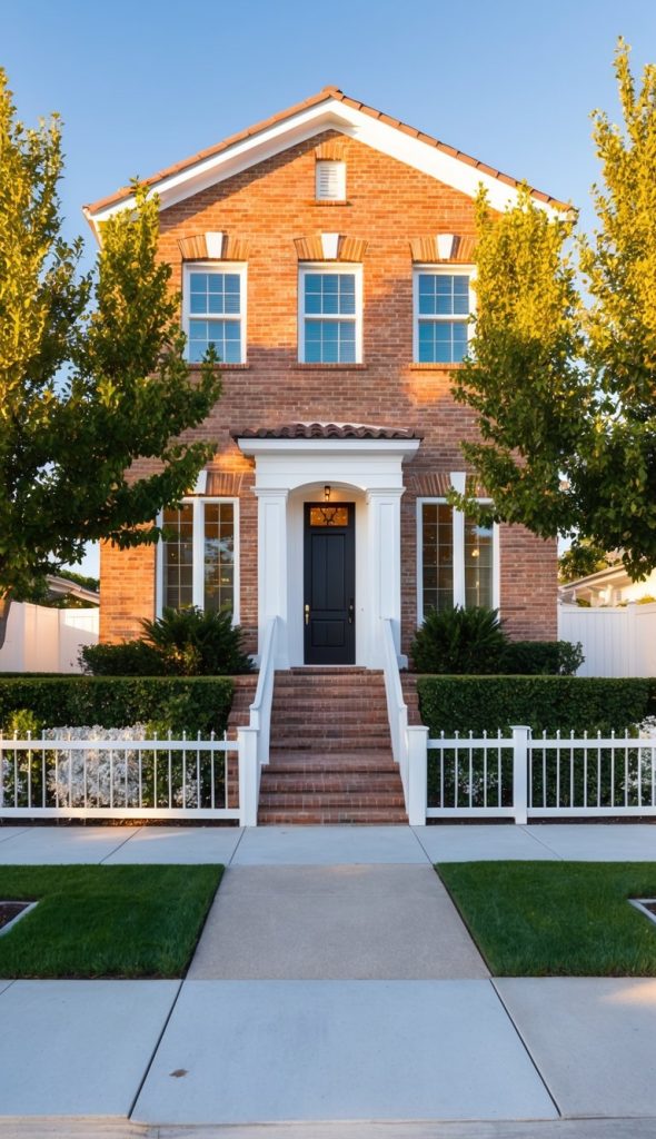28 Brick Home Exterior With White Trim: Timeless Elegance Meets Modern ...