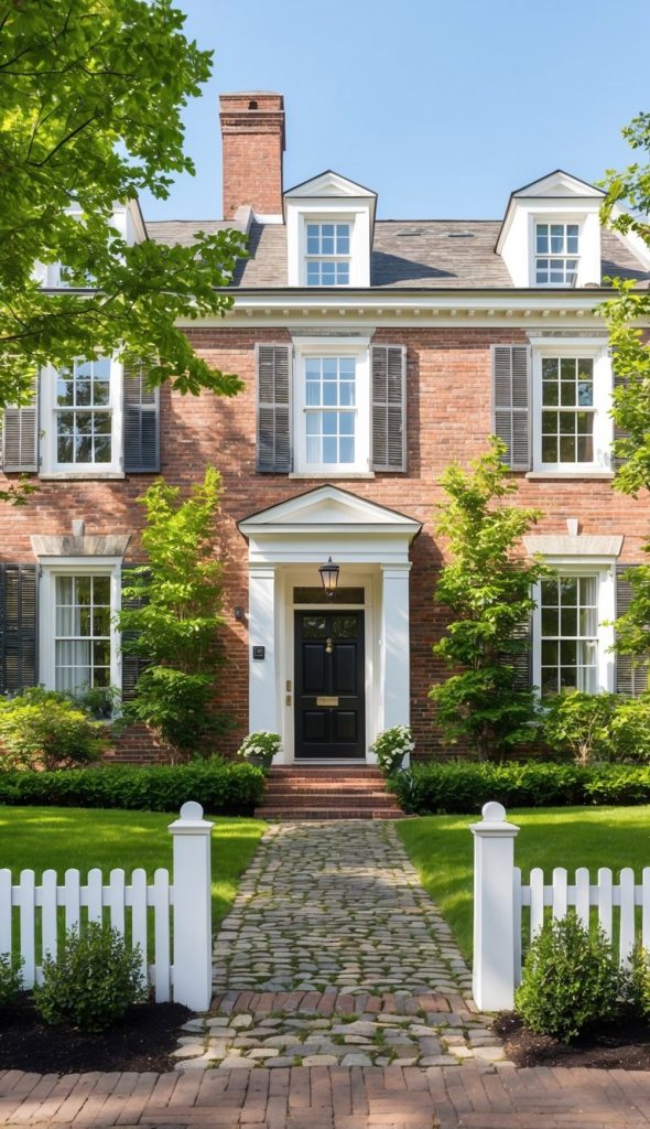 28 Brick Home Exterior With White Trim: Timeless Elegance Meets Modern ...