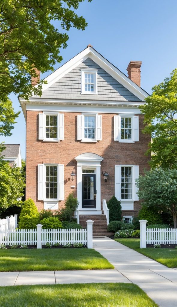 28 Brick Home Exterior With White Trim: Timeless Elegance Meets Modern ...