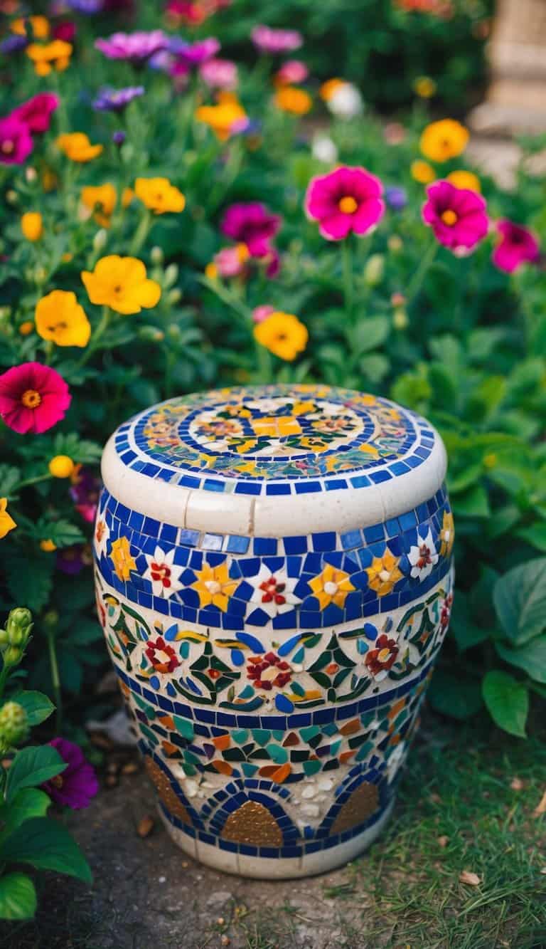 33 Outdoor Mosaic Decor Ideas: Colorful and Creative DIY Projects for ...