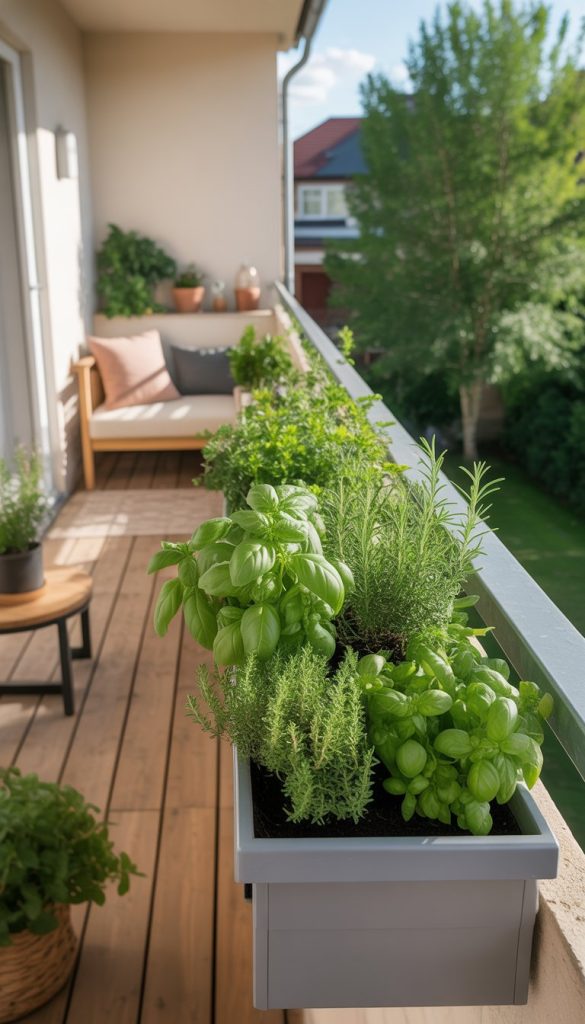 20 Balcony Herb Garden Ideas: Grow Fresh Herbs in a Small Space - Bloom ...