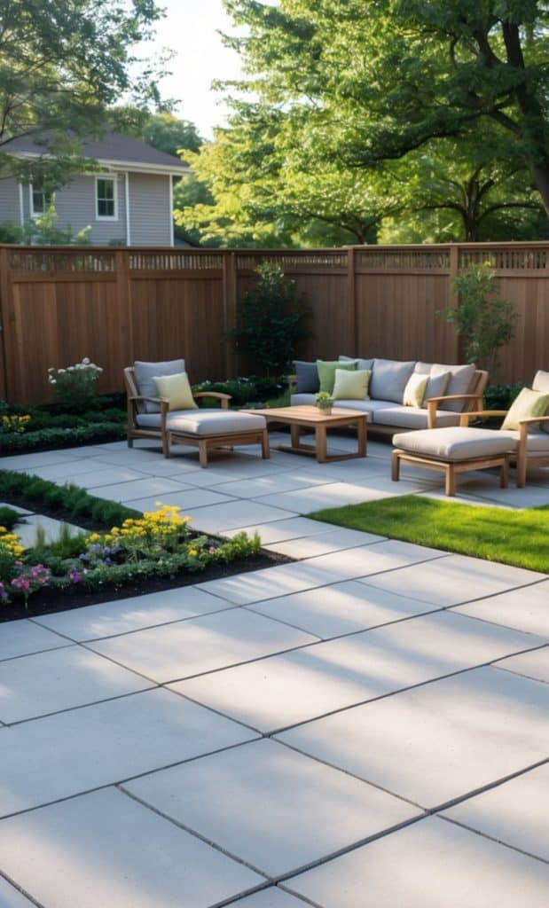 19 Cement Patio Ideas To Elevate Your Outdoor Living - Bloom &amp; Brick